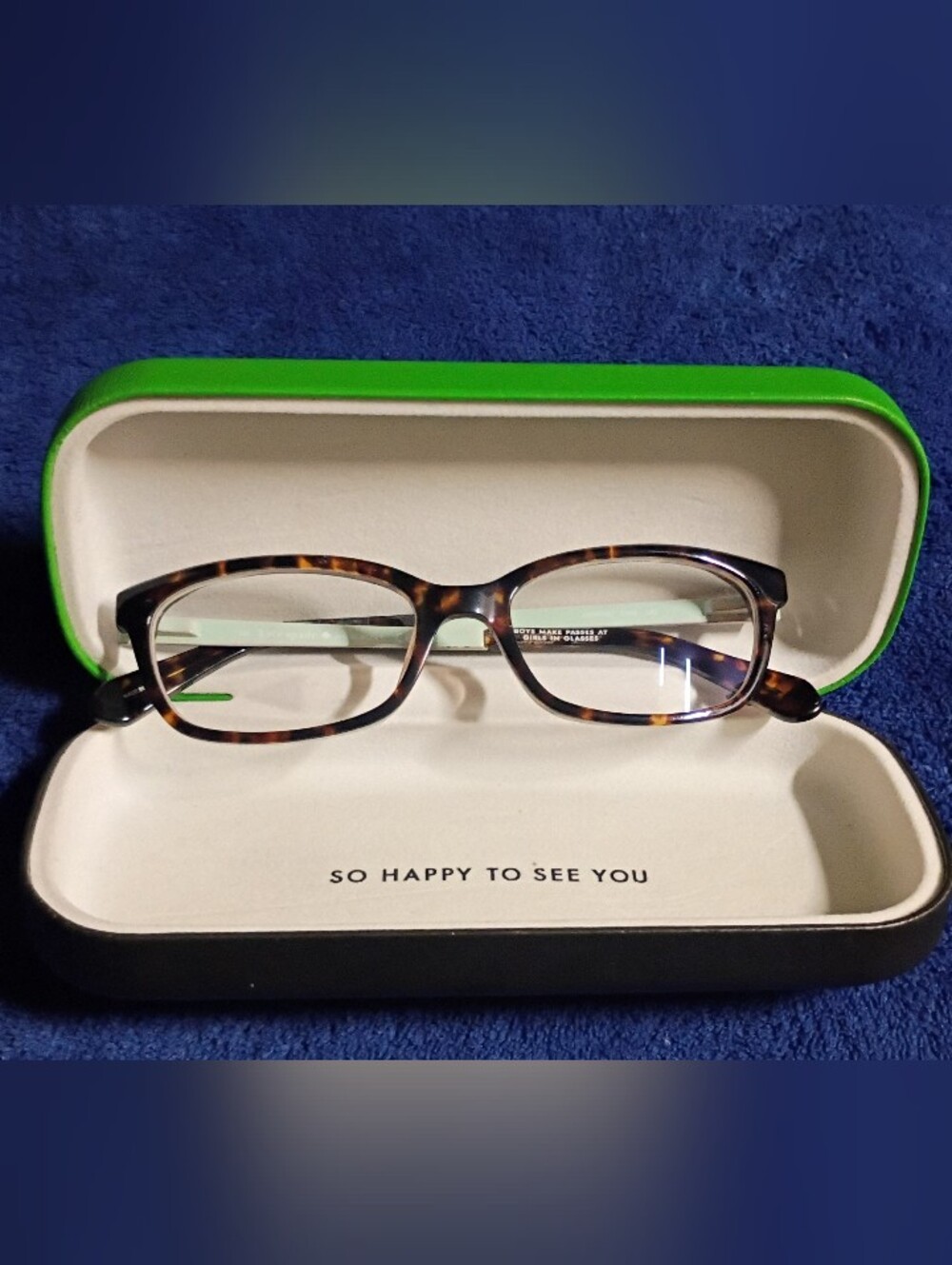 Kate Spade “Jazmine 0X49” Tortoiseshell Glasses
